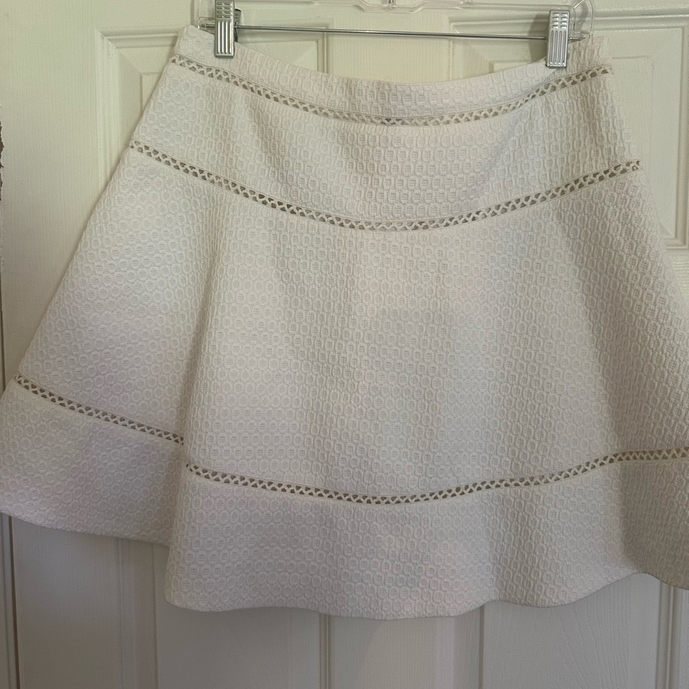 White Circle Skirt